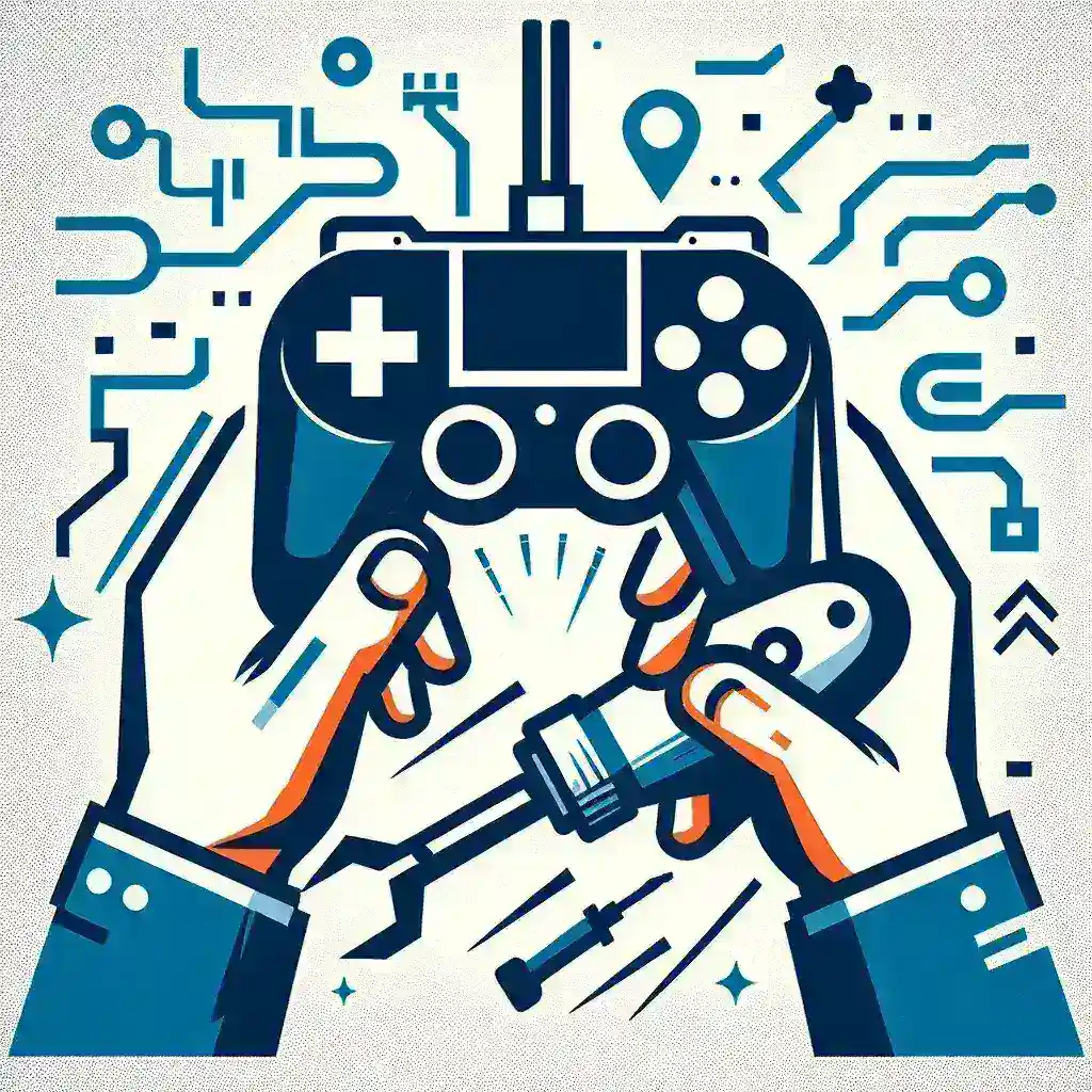 "Pengontrol Nintendo Switch dengan tampilan layar masalah koneksi, menggambarkan langkah-langkah untuk memperbaiki masalah koneksi yang umum, artikel Cara Memperbaiki Masalah Koneksi pada Pengontrol Nintendo Switch"